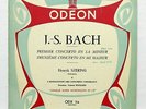 HENRIK SZERYNG - JS BACH violin concertos nos.1 & 2 ODEON ODX114 LP EX