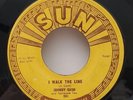 Johnny Cash I WALK THE LINE / GET RHYTHM (ROCKABILLY 45) #241 PLAYS VG+ TO VG++