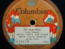BESSIE SMITH & CLARA SMITH Far Away Blues Rare Blues 78 COLUMBIA #81261