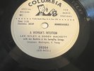 Lee Wiley-Sugar/A Woman's Intuition Columbia 44721 WHITE RARE promo 78 in VG+