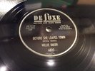 WILLIE BAKER Deluxe 6023 Before She Leaves Town/Come Back Home Today BLUES 78 EX
