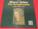 Mozart -- Böhm / Die Symphonien / Berliner Philharmoniker   -- 15 LP -Box