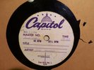 UNPUBLISHED TEST PRESSING RED NICHOLS SIGNED Bill Miller CAPITOL MASTER Acetate