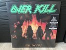 Overkill Feel The Fire GREEN/CLEAR SPLIT BLACK SPLATTER Vinyl LP xx/300 NEW RARE