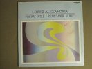LOREZ ALEXANDRIA HOW WILL I REMEMBER YOU? LP OG '78 DISCOVERY RARE JAZZ GEM VG+