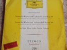 DGG 138 012 SLPM RED STEREO LP HOELSCHER DEMUS BRAHMS CELLO SONATAS RARE