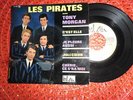 LES PIRATES AVEC TONY MORGAN - 45 TOURS - 4 TITRES - BIEM - 1963 -
