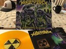 Toxic Holocaust - An Overdose of Death - Yellow Vinyl w Inner & Poster