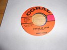 buddy holly  vinyl 45  CORAL  words of love/mailman, bring me no more blues