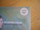 WINWOOD GREATEST HITS LIVE 4 LP VINYL WITH DOWNLOAD CARD SEALED & STICKERED