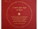 MARIE-CLAIRE ALAIN J.S.Bach french 1954 Discophiles deluxe DF 119-20 FD 2 LP
