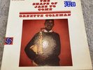 Ornette Coleman; Shape of Jazz to Come; Atlantic 1317; early press, Blue/grn prs