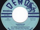 Deep WI Bongo Jazz Exotica JOHNNY NOUBARIAN QUARTET Tanganyika 45 Demo HEAR