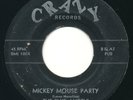 BLUE ANGELS Mickey Mouse Party CRAZY Rare Bay Area Rockabilly RnR Doo Wop 45