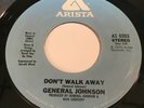 General Johnson - Don't Walk Away / Temperature Rising Part II 45 - Soul