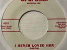 Garage 45 THE STARFIRES I Never Loved Her G.I. RECORDS RE Linda HEAR