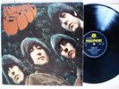 The Beatles Rubber Soul -4 -4 LISTEN UK LP Mono Parlophone PMC 1267 1965 G+