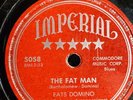 rare R&B 78 - Fats Domino - The Fat Man Imperial IM-132 1950 10” Shellac V-