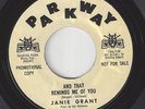 Northern Soul 45 - JANIE GRANT - And That Reminds Me Of You / My Heart, You're