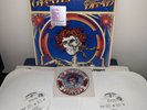 Grateful Dead Skull & Roses Promo White Label Hype + Sticker 1st Press LP Psych