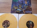 IRON MAIDEN - EDDIE'S REIGN OF TERROR- ORANGE VINYL 2LP FRANCE 82 + G/FOLD MINT
