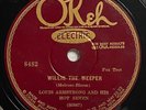 Louis Armstrong Hot Seven Willie the Weeper Alligator Crawl 78 Okeh 8482 1927