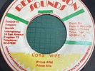 PRINCE ALLA Lots Wife REDEMPTION SOUNDS DSR0265 JA 1979 7” Single EX