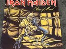 LP VINYL IRON MAIDEN Piece of Mind 1983 EMA800 UK 1st PRESS With Inserts VG+/VG+