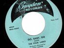 R&B 45 THE FOUR LARKS Go Baby Go / Night and Day GUYDEN Doo Wop VG+