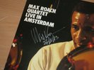 Max Roach Quartet & Cecil Bridgewater SIGNED JAPAN LP - Live in Amsterdam MINT-