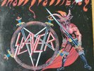 SLAYER: SHOW NO MERCY 1984 FIRST ISSUE METAL BLADE MBR 1013 TAN LABELS