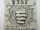 Fist Name Rank & Serial Number NWOBHM Heavy Metal 7