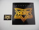 Warhead More HEAVY METAL LP Atlantic UK Press With Patch Vinyl