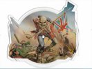 PICTURE DISC IRON MAIDEN The Trooper UK SHAPE V ou U