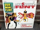 OUR MAN FLINT/IN LIKE FLINT UK LP Silva Screen--Jerry Goldsmith VG+ COVER/VG+ LP