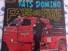 FATS DOMINO, FATS ON FIRE, 1964 HMV LABEL, R&B,SOUL, VINYL N/M, SLEEVE EX.