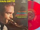 STAN GETZ CAL TJADER RED VINYL LP RECORD ALBUM FANTASY 3348 VINCE GUARALDI RARE