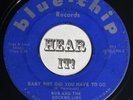 50s Rockabilly Jiver 45 BOB & THE ROCKBILLIES Baby Why / Your Kind BLUE CHIP