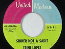 Latin Northern Soul 45 - Trini Lopez - Sinner Not A Saint - United Modern - mp3
