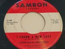 OGNIR & THE NITE PEOPLE RARE PA GARAGE 45 I Found a New Love SAMRON All My HEAR