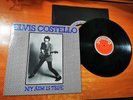 ELVIS COSTELLO My aim is true RAREST GERMANY LP VINYL BLUE LETTERS INNER SLEEVE