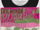 BLACK SABBATH * Evil woman * 1970 Dutch 45 * Swirl VERTIGO 45 *