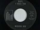 Northern Soul 45 - Marsha Gee - Baby, I Need You - Uptown - mp3 - OG west coast