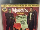 Famous Monsters Speak Vinyl LP Record Horror Spoken Word Novelty Cherney Berg