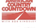 American Country Countdown With Bob Kingsley 4 Vinyl, LP Set 2-24-1990