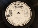 W.K. Old Man Henderson Hello World KWKH Special Okeh Blind Andy Country 78 N-