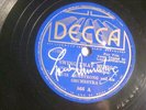 78 : SUN DECCA  866-LOUIS ARMSTRONG-SWING THAT MUSIC THANKFUL - AUTOGRAPH  -E+