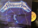 Metallica ‎– Ride The Lightning LP 1989 Vertigo – 838 140-1 EX/EX [UK PRESS]