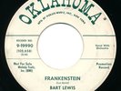 BART LEWIS Frankenstein/Big Bad Wolf OKLAHOMA Killer Halloween R&B Popcorn 45