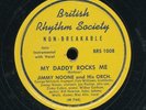 78tk-Jazz-BRS 1008-Jimmy Noone-(My Daddy Rocks Me/Apex Blues)